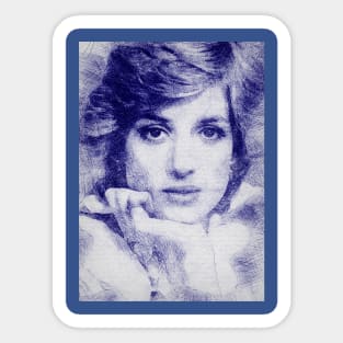 diana princess Sticker